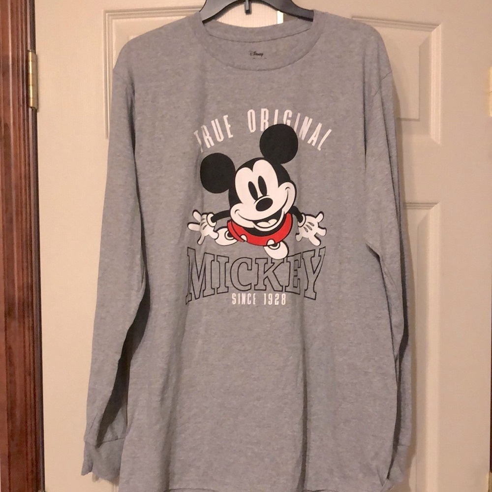 Disney Mickey Mouse Long Sleeve Tshirt.  New Without Tags